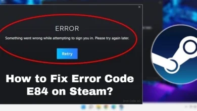 Fix Error Code E84 on Steam